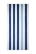 Stripe strandlaken | 90 x 190 cm | 550 gr/m2 - Navy blue/light blue
