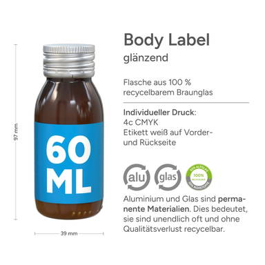 Energy shot Guarana 60 ml - Standaard