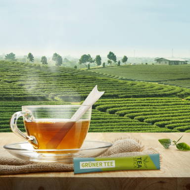 Theestick voor 1 kop thee - Groene thee gember-citroen