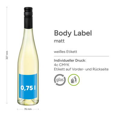 Prosecco | Alc. appr. 10% vol | 0,75 L - Standaard