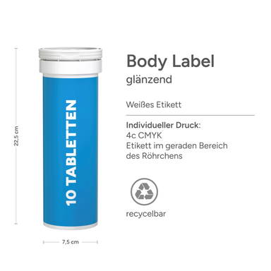 Koker met 10 multivitamine bruistabletten - Standaard