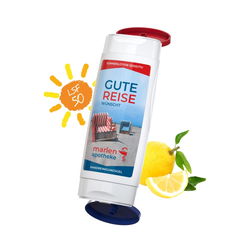 Duopack tube zonnebrancrème en handreinigingsgel | factor 50 voor gevoelige huid | 2 x 50 ml in 1 tube
