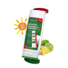 Duopack tube zonnebrancrème en douchegel gember-limoen | factor 30 | 2 x 50 ml in 1 tube