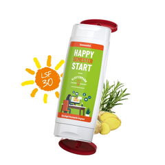 Duopack tube zonnebrancrème en douchegel rozemarijn-gember | factor 30 | 2 x 50 ml in 1 tube