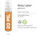 Zonnebrand spray | factor 50 | 20 ml - Body label
