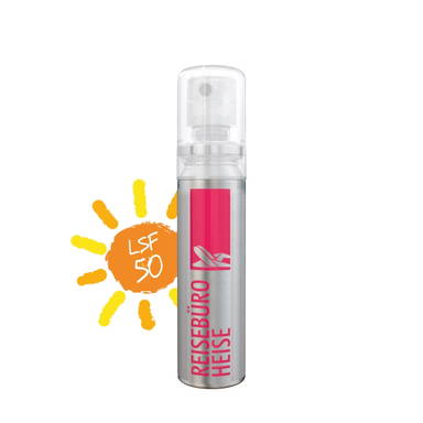 Sunscreen spray | factor 50 | 20 ml - Body label transparent