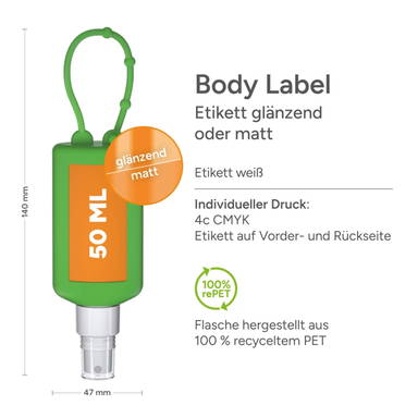 Bumper sunscreen spray | factor 50 | 50 ml - Green