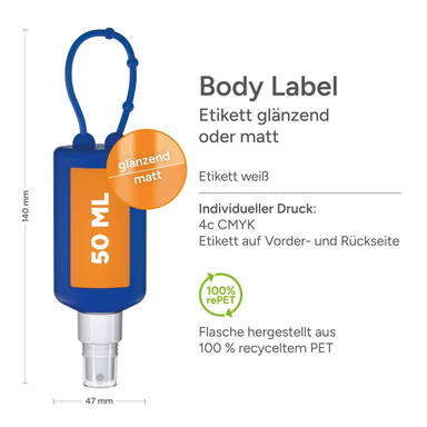 Bumper sunscreen spray | factor 50 | 50 ml - Blue