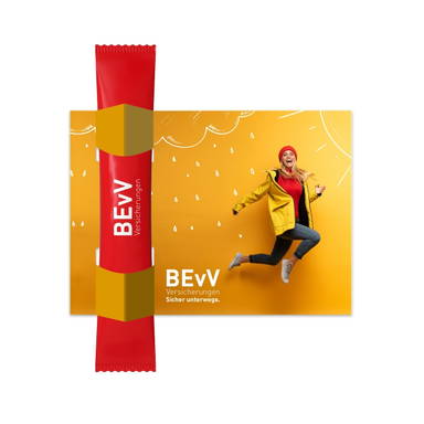 Theestick voor 1 kop thee met kaart - Teaflyer