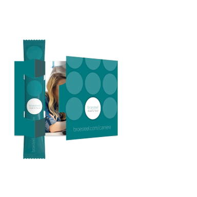 Theestick voor 1 kop thee met kaart - Teaflyer clapcard