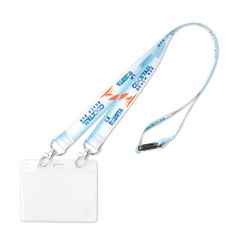 Vollfarbiges Lanyard mit 2 Haken