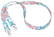 Full color lanyard van gerecylde petflessen met 2 haken - Full color
