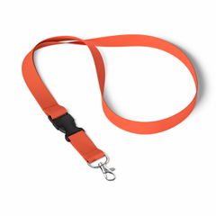 Polyester lanyard with buckle