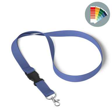 Polyester lanyard with buckle - Eigen pms