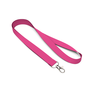 Polyester-Lanyard aus recycelten PET-Flaschen - Violettrot