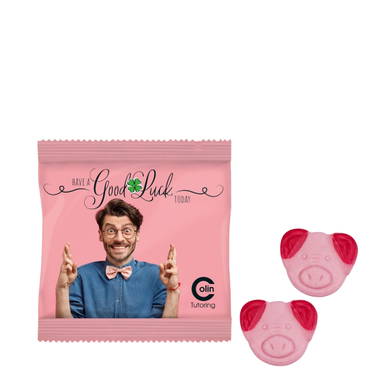 Sachet de 2 bonbons vegan Katja Biggetjes - Blanc