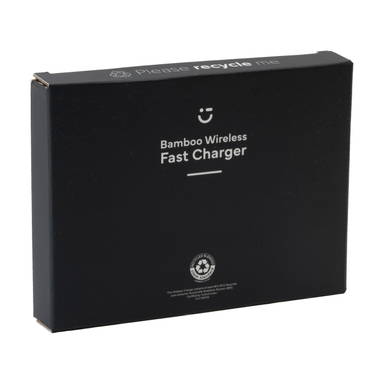 Bamboo 15W Wireless Fast Charger draadloze snellader