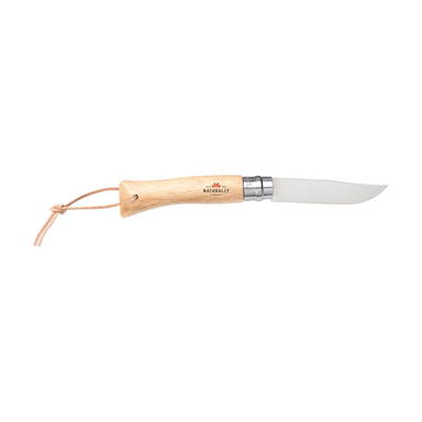 Opinel Inox No 07 zakmes in een riemetui