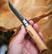 Opinel Inox No 08 zakmes in een riemetui