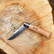 Opinel Inox No 08 zakmes in een riemetui