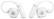 JBL Sense Pro draadloze oordopjes - Wit