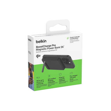 Belkin 5k Qi2 MagSafe PowerBank with Kickstand