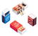 Matchbox with 10 matches | 22 x 17 x 10 mm - White