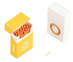 Driehoekig doosje met 38 lucifers | 58 x 36 x 15 mm