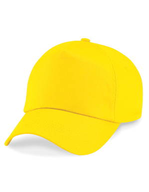 Beechfield 5 panel kinder cap - Yellow