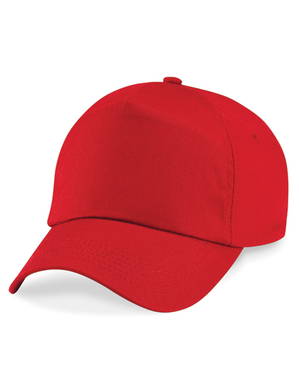 Beechfield 5 panel kinder cap - Classic red
