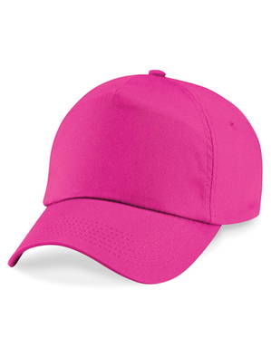 Beechfield 5 panel kinder cap - Fuchsia
