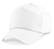 Beechfield 5 panel kinder cap - White