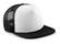 Beechfield Vintage Snapback Trucker Cap - Black/white
