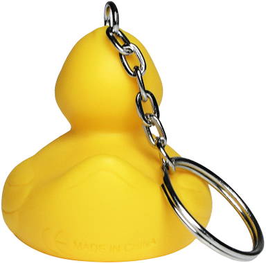 Sleutelhanger badeendje - Yellow