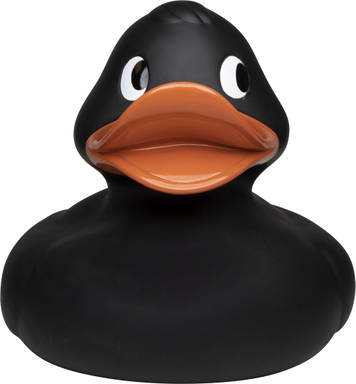 XXL Badeente 30 cm - Schwarz