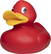 XXL badeend 30 cm - Red
