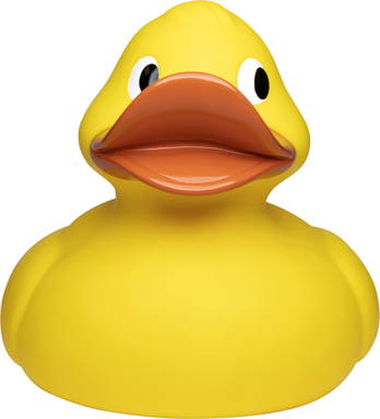 XXL Badeente 30 cm - Gelb/orange