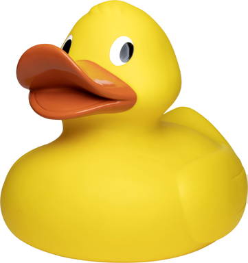 XXL Badeente 30 cm - Gelb/orange