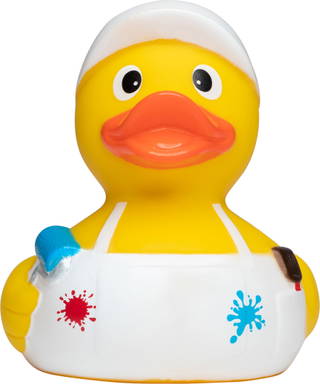 Canard de bain peintre - Multicolore