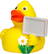 Badeend met stadsbord - Yellow/orange
