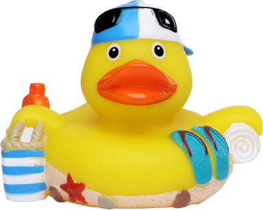Strand-Badeente - Mehrfarbig
