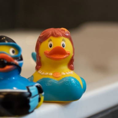Meerjungfrau-Badeente - Mehrfarbig