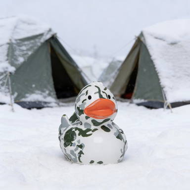 Canard camouflage - Blanc