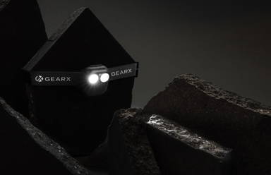 Gear X RCS recycled plastic hoofd lamp met motion sensor