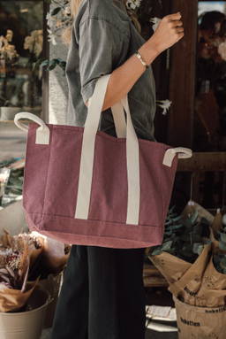 BEAU AWARE™ strandtas van 400gsm gerecycled canvas
