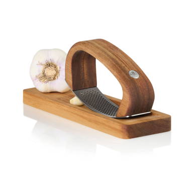 AdHoc RoccaAlio Knoflookpers met snijplank