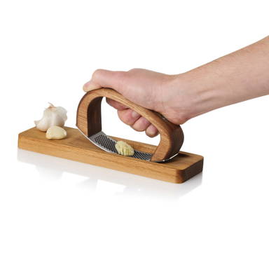 AdHoc RoccaAlio Knoflookpers met snijplank