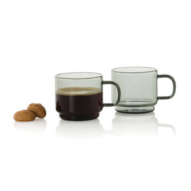 AdHoc Impact espressokopjes 70 ml, set van 2 stuks