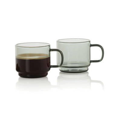 AdHoc Impact espressokopjes 70 ml, set van 2 stuks