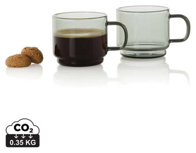 AdHoc Impact espressokopjes 70 ml, set van 2 stuks